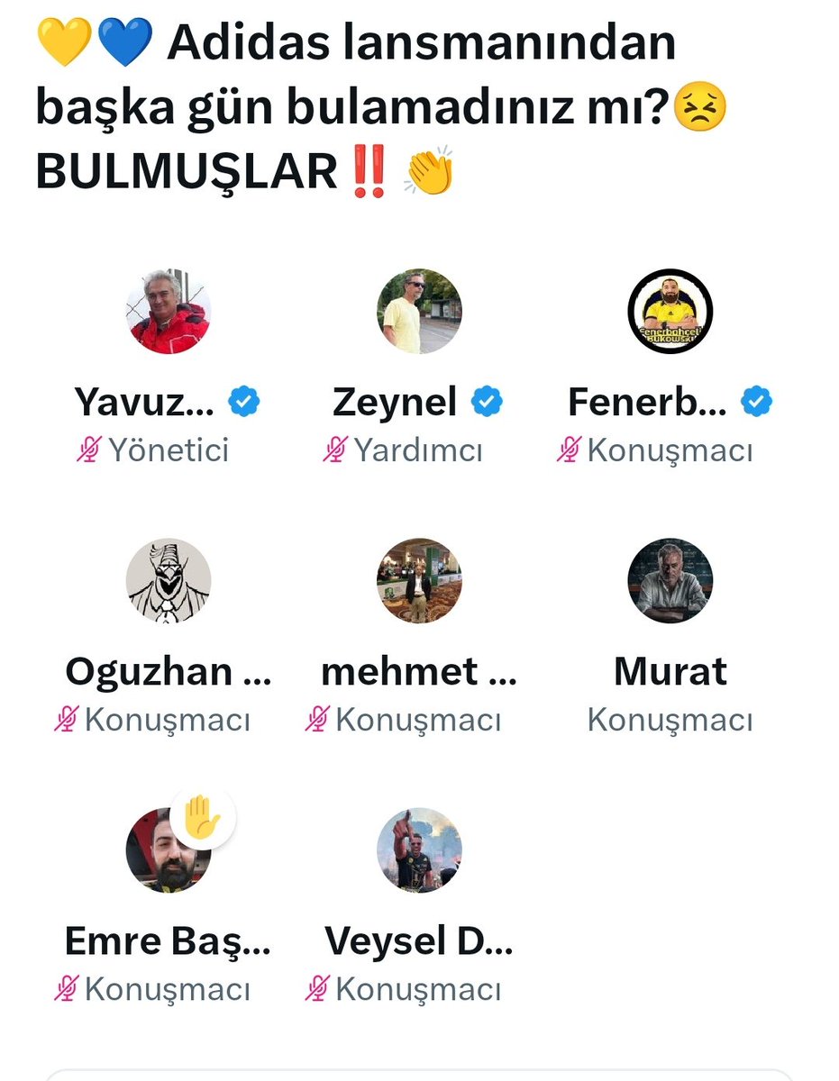 💛💙 AL İŞTE..... KONUŞULAN 
BİZİ ŞAMPİYON YAPMAZLAR.... ODASI. ( ALPER) HARİÇ...
ŞAMPİYON YAPMAYACAKLARSA DESTEKLEDİĞİNİZ... ALİ YILDIRIM KOÇ..... İSTİFA ETSİN...... BIRAKSIN..... 💛💙