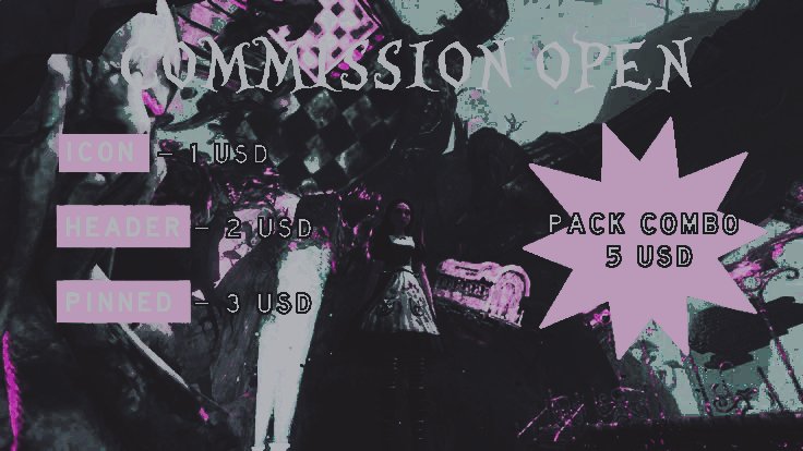 DELIIR1UM's tweet image. ㅤ

ㅤㅤ⋆. 𐙚 ˚ 𝐂𝐎𝐌𝐈𝐒𝐈𝐎𝐍𝐄𝐒 𝐀𝐁𝐈𝐄𝐑𝐓𝐀𝐒 .
ᅟᅟᅟᅟ hechas por  #𝑑𝑒𝑙𝑖𝑟𝑖𝑢𝑚  .ᐟ
ᅟᅟᅟᅟᅟᅟ     RT, pls .

* acepto ko-fi o PayPal. 
* precios accesibles. 

ㅤㅤ