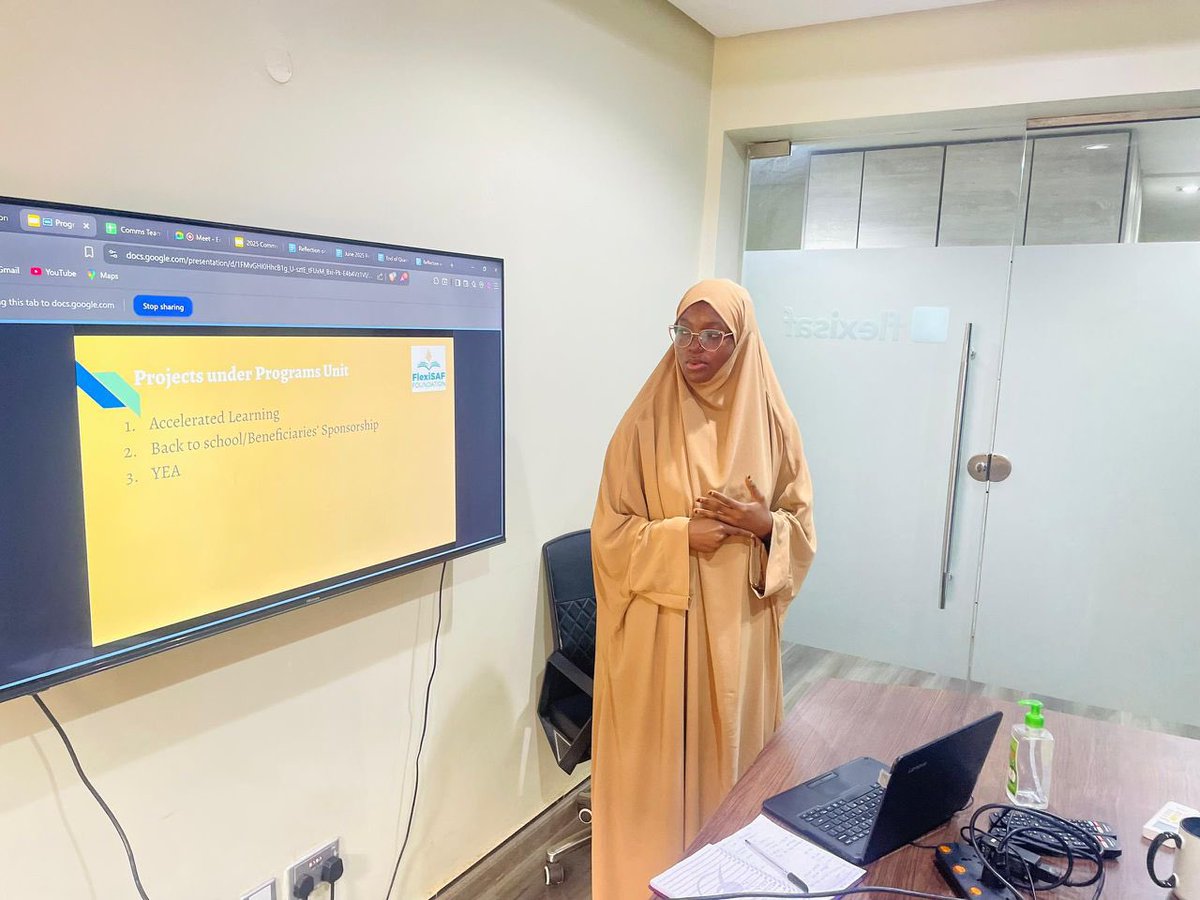 Today we held our Q2 Review at FlexiSAF Foundation—reflecting on our wins, challenges, and goals for the months ahead.

Every step we take brings us closer to reaching more out-of-school children with quality education. Onward! 💪📚
#Q2Review #FlexiSAFFoundation #EducationForAll