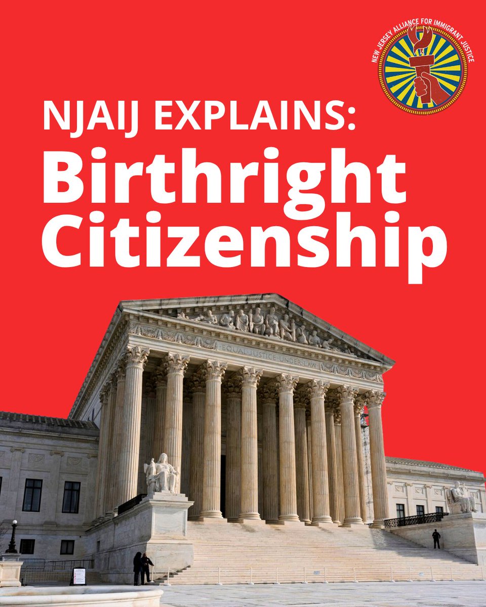 📣THE SCOTUS DECISION ON BIRTHRIGHT CITIZENSHIP:

🚨 In today's decision allowing President Trump's Executive Order ending Birthright Citizenship to take effect, the Supreme Court paved the way for mass exclusion and generational harm.

Learn more: 🔗 bit.ly/BirthrightCiti…