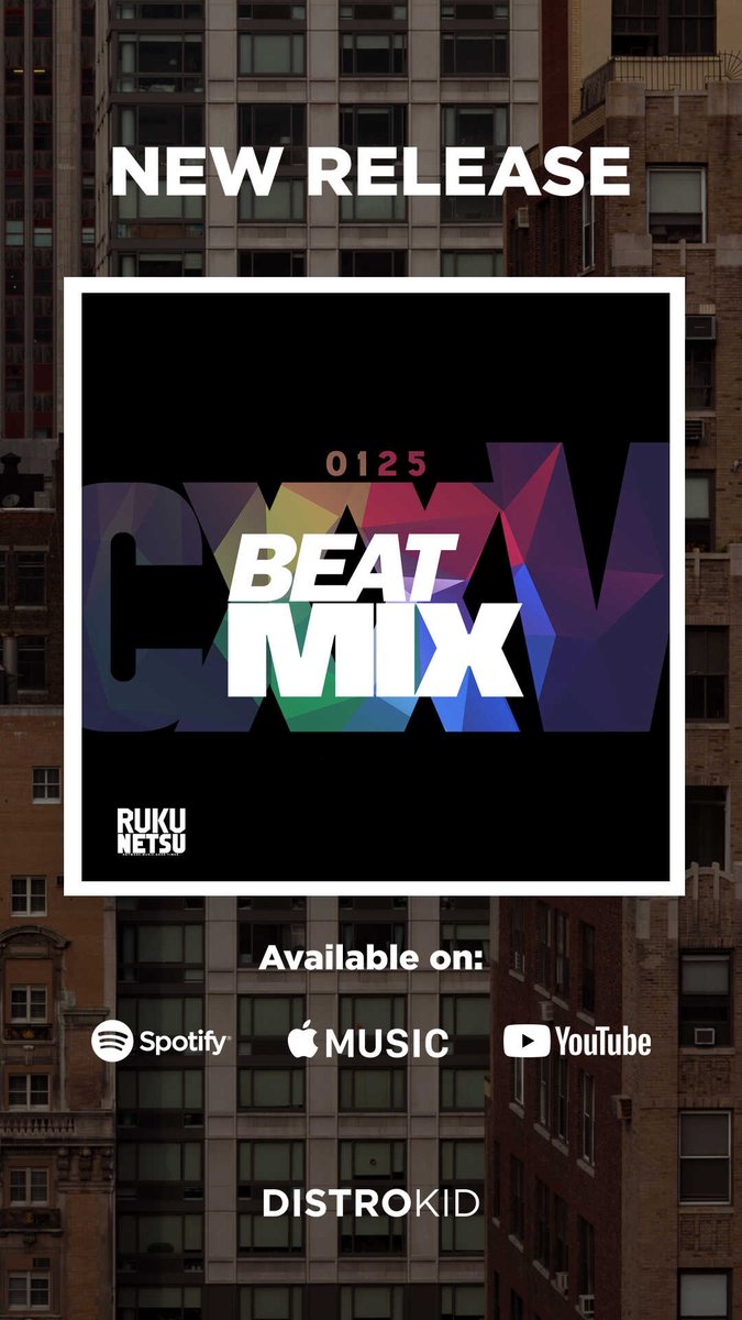 New BEATMIX online

BANDCAMP: projectr.bandcamp.com/album/beatmix-… 

Rukunetsu - BEATMIX CXXV Streaming platforms 
 distrokid.com/hyperfollow/ru…