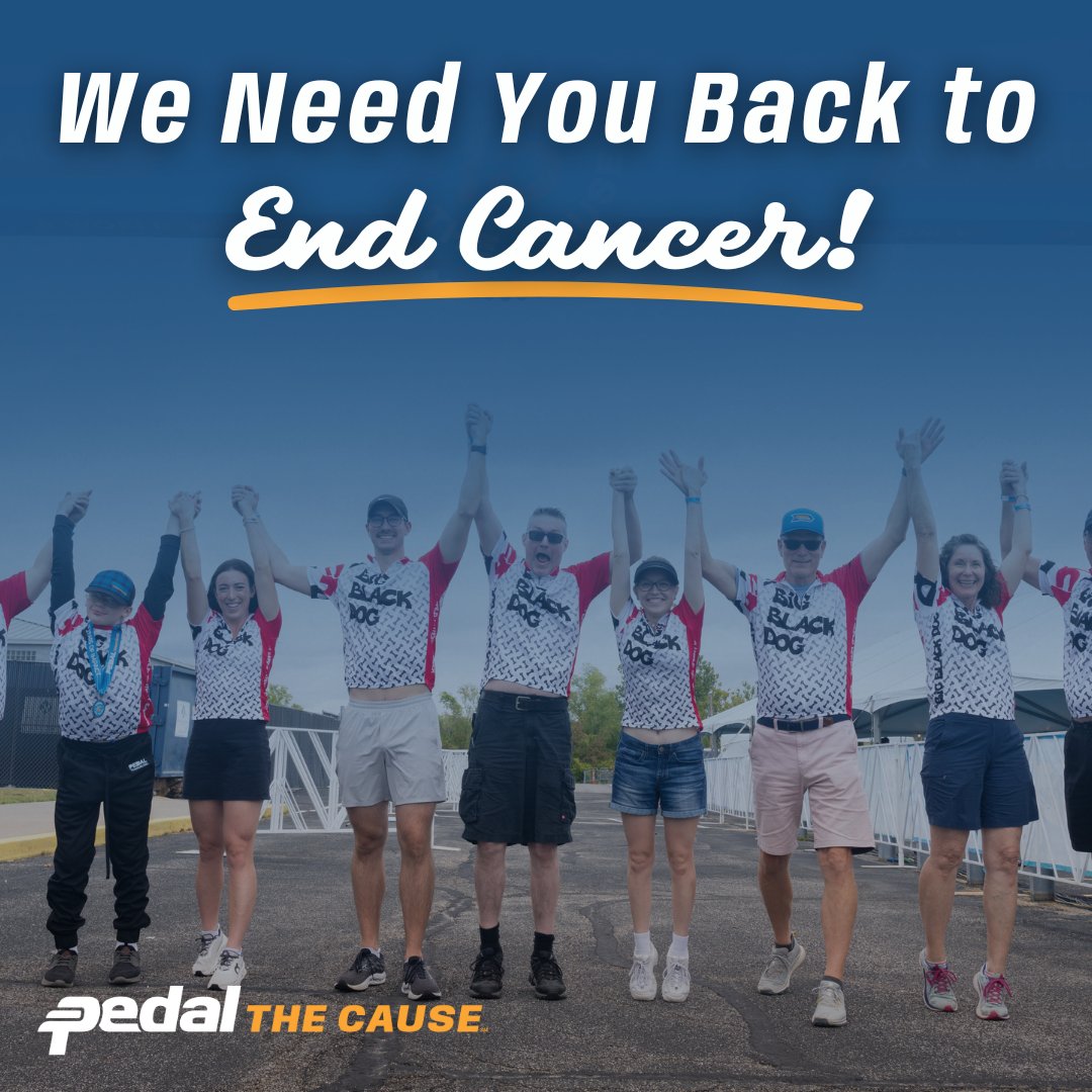 Pedal the Cause (@pedalthecause) on Twitter photo Cancer’s not done—and neither are we. Pedal the Cause fuels life-saving cancer research at <a href="/SitemanCenter/">Siteman Cancer Center</a> & Siteman Kids at <a href="/STLChildrens/">STLChildrensHospital</a>. We need you back to make the biggest impact in 2025. Registration goes up 7/1—lock in $125 now. Register at bit.ly/4bx2pf5 Cancer’s not done—and neither are we. Pedal the Cause fuels life-saving cancer research at <a href="/SitemanCenter/">Siteman Cancer Center</a> & Siteman Kids at <a href="/STLChildrens/">STLChildrensHospital</a>. We need you back to make the biggest impact in 2025. Registration goes up 7/1—lock in $125 now. Register at bit.ly/4bx2pf5