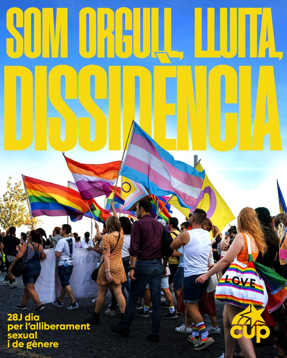 28 de juny. Als Països Catalans, seguim cridant: davant l’emergència, més dissidència.

Som memòria.
Som la llamborda que s’aixeca a París el 68. Som l’espurna que encén Stonewall el 69.
Som la força del Front d’Alliberament Gai de Catalunya, cridant a la Rambla:
"Nosaltres no