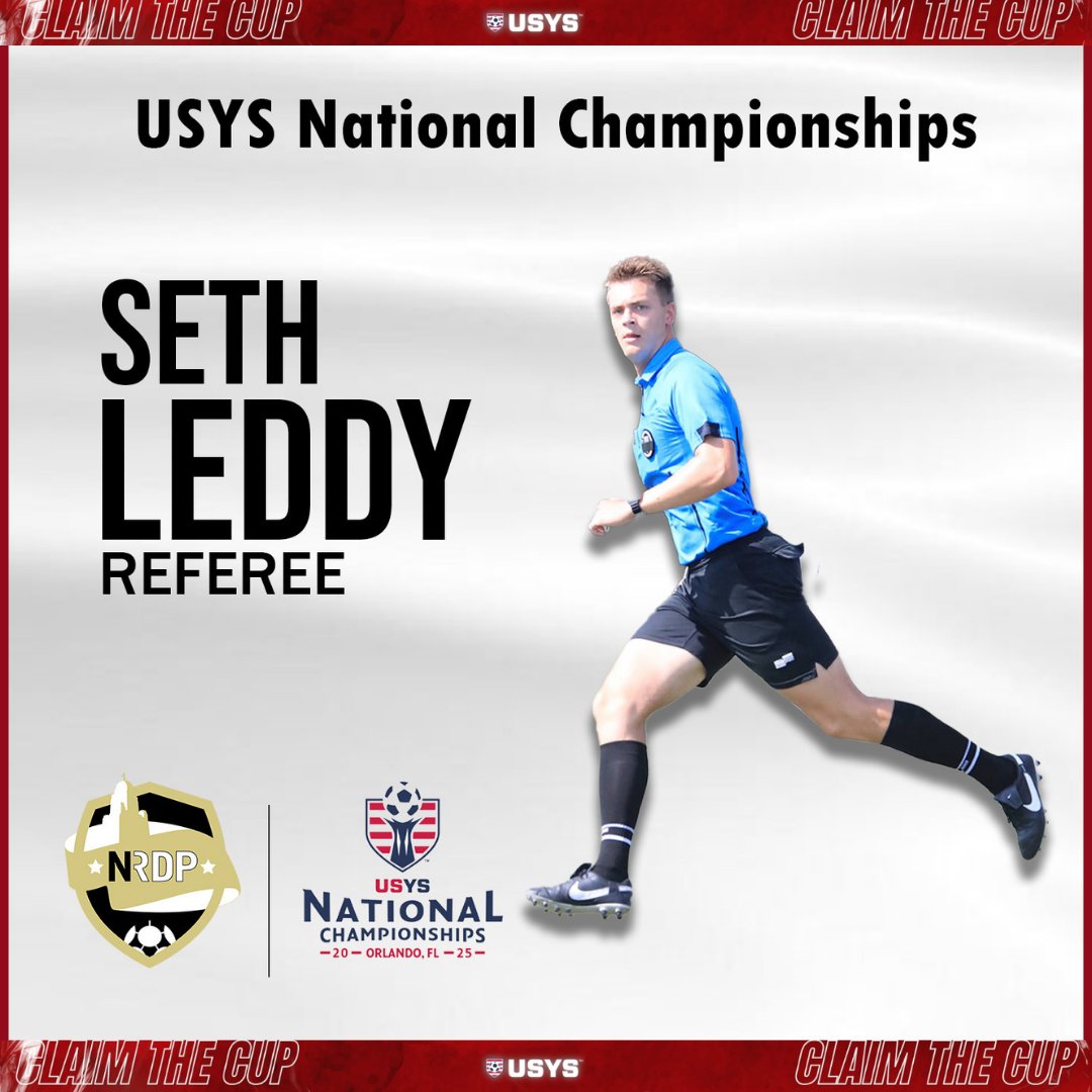 Nebraska Referee Development Program (@nrdp_soccer) on Twitter photo Taylor Lewis, Seth Leddy, and Grant Froistad were selected to represent NE and the Midwest at <a href="/USYouthSoccer/">US Youth Soccer</a> National Championships in Orlando next month! Taylor Lewis, Seth Leddy, and Grant Froistad were selected to represent NE and the Midwest at <a href="/USYouthSoccer/">US Youth Soccer</a> National Championships in Orlando next month!
