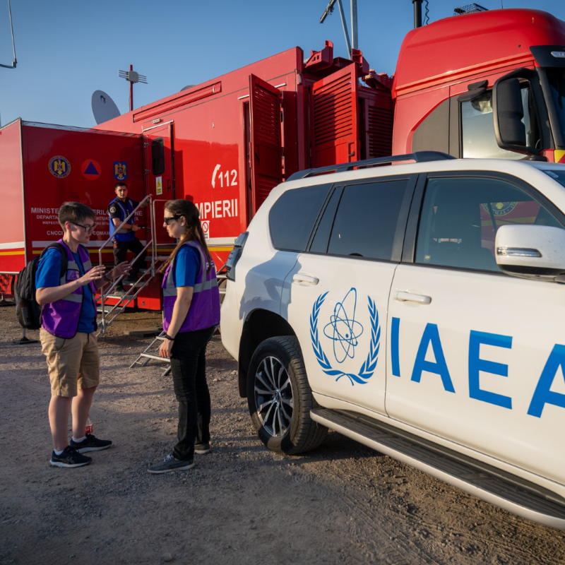iaeaorg's tweet photo. The recently concluded international nuclear emergency exercise involved simulated cyber threats, cross-border coordination and a secure social media simulation to test real-time public communication strategies. Check out some highlights from the 48-hour exercise.