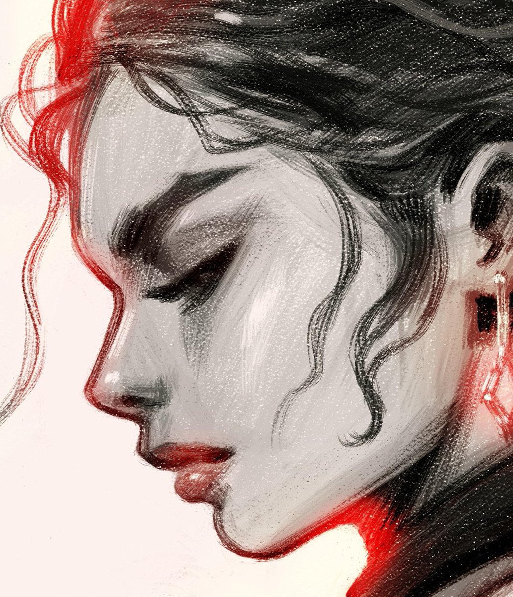 Lines never lie! 
I don’t hide behind polish.

See how I created this piece,  LIVE here on X!🔥
I live the moment and love every second of it🤘

Time-lapse of the session👇
Sound on 🔊