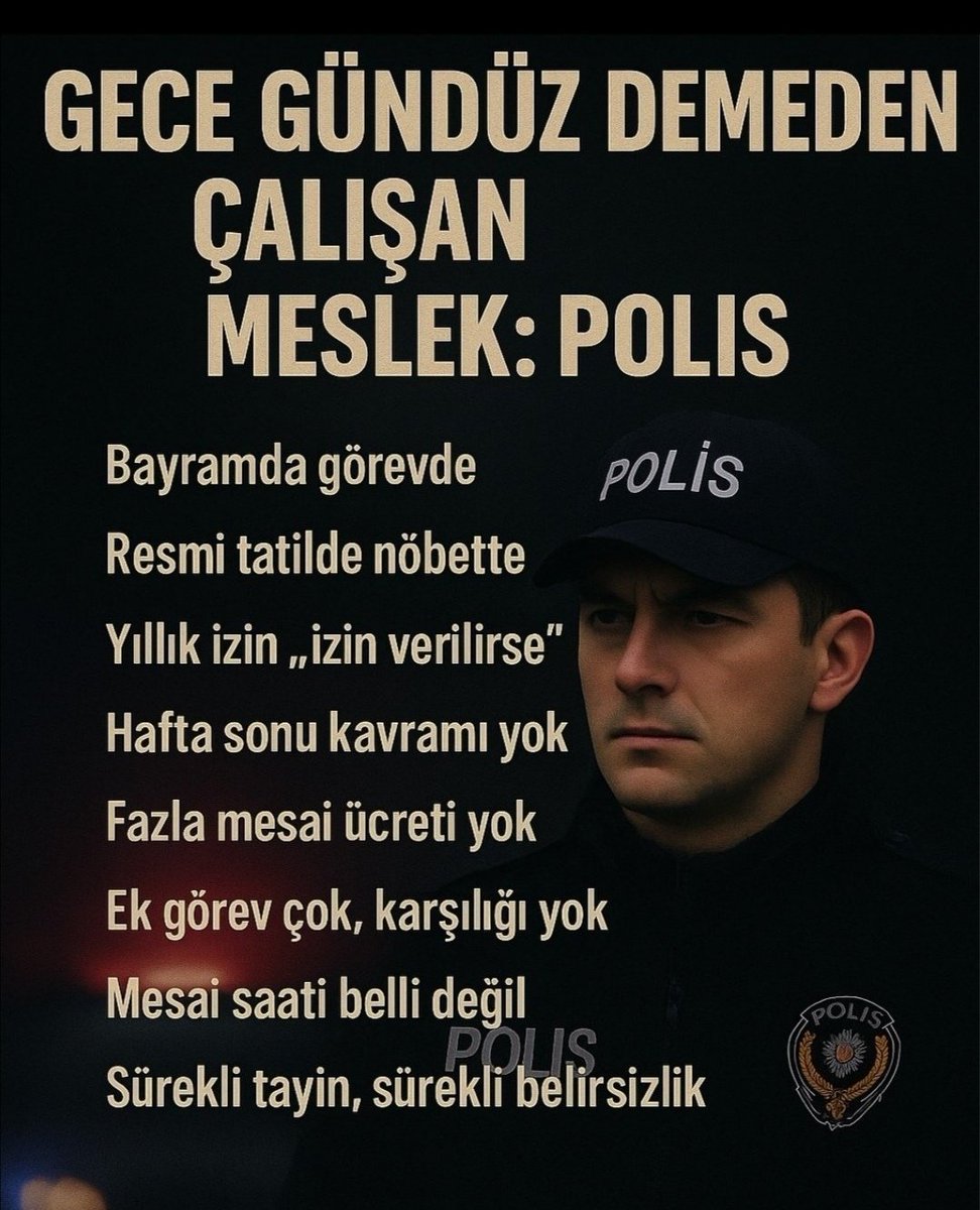 4 #PolisSendikaİstiyor