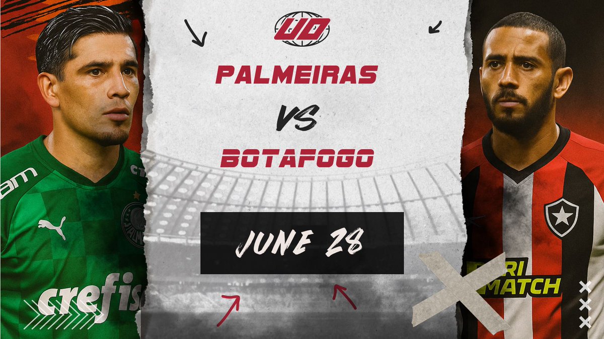 UltimateDivNFT's tweet photo. Loaded weekendโฆ Round of 16 activated!
Palmeiras ๐ Botafogo
Benfica ๐ Chelsea
Who wins it?
#Clubworldcup #Roundof16 #Ultimatedivision https://t.co/wnLJ6ni8oY