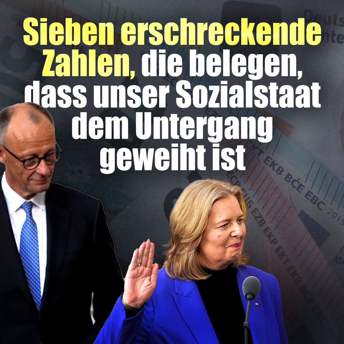 Der Sozialstaat gerät aus den Fugen. Egal, ob Rente, Kranken- oder Arbeitslosenversicherung: In allen Bereichen explodieren die Kosten, und die neue  Bundesregierung unternimmt nichts dagegen. Und der Reformstau wird immer größer. nius.de/analyse/news/s…