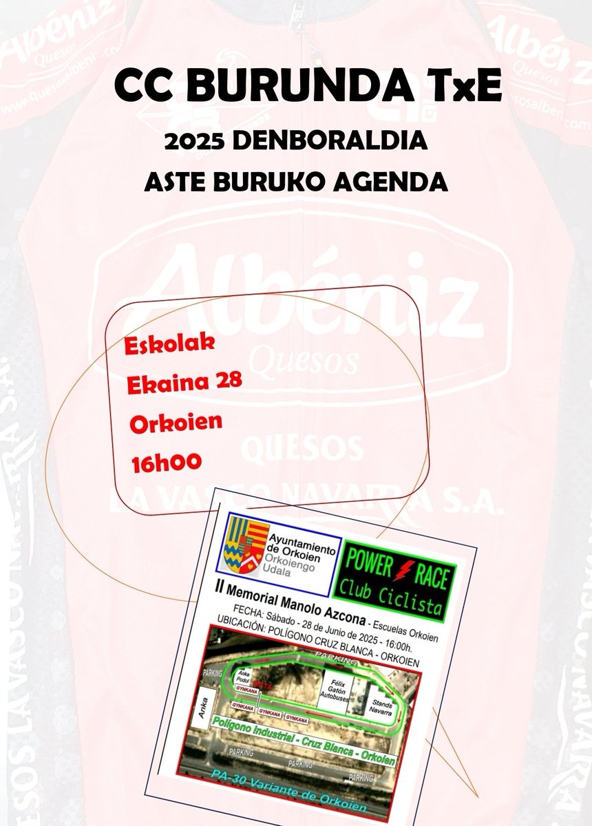 Asteburuko agenda fin de semana