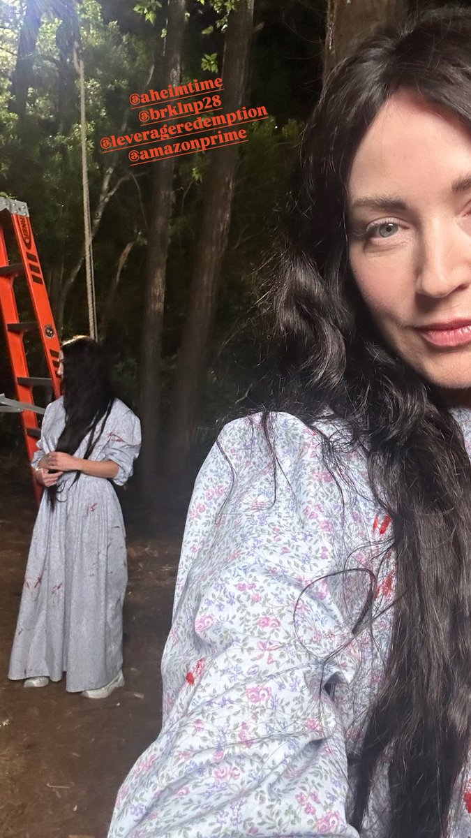 More #BTS <a href="/LeverageRedempt/">Leverage: Redemption</a> on my insta today 💜#leverageredemption <a href="/PrimeVideo/">Prime Video</a>