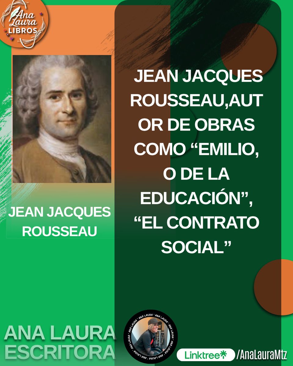 📚 Jean-Jacques Rousseau fue una de las mentes más influyentes de la Ilustración. Escritor, filósofo y músico, sus ideas transformaron la visión del individuo, la educación y la política.

Obras clave como “Emilio, o De la Educación” y “El contrato social” sentaron las bases de