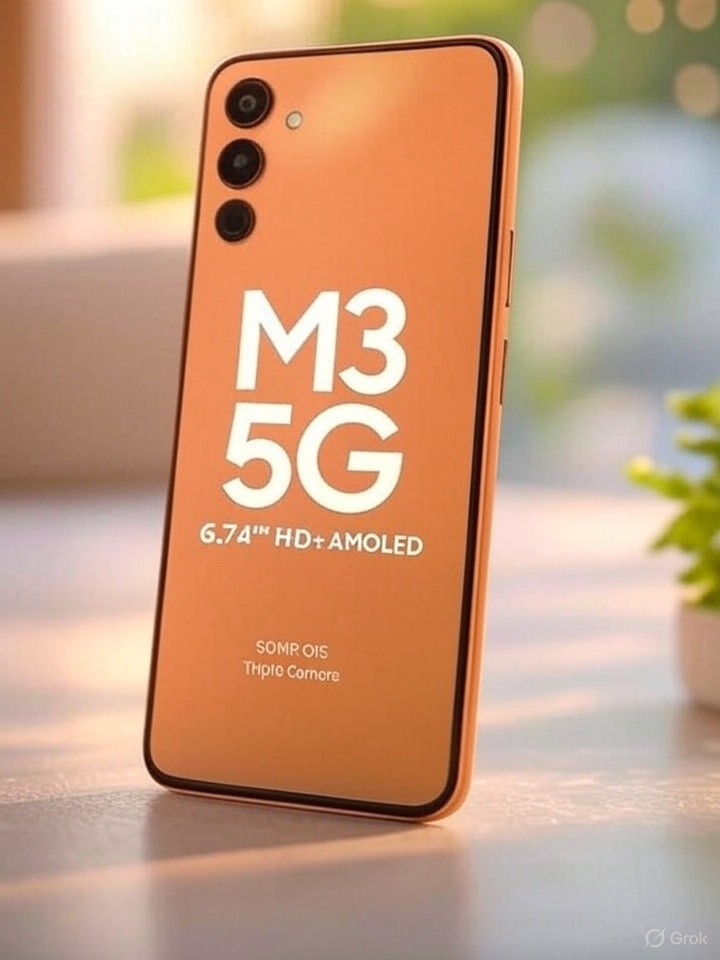 Samsung Galaxy M36 5G is here and trending!   
 Specs That Shine:  
6.74" FHD+ AMOLED, 120Hz, Gorilla Glass Victus+  

Exynos 1380 chipset for smooth performance  

50MP OIS Triple Camera + 13MP selfie cam, 4K video recording  

5000mAh battery with 25W fast charging  

Android