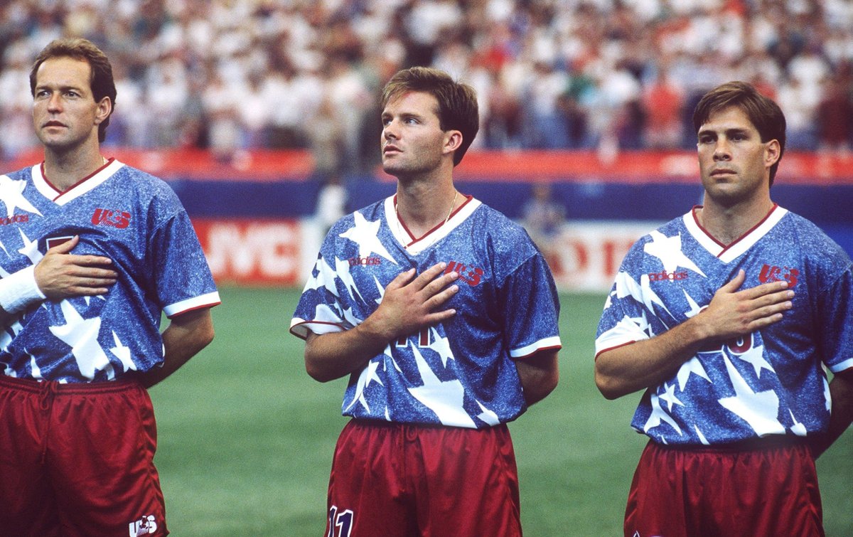 my hot take is that the united states national team can fix all their issues by simply switching back to their kits from the 1994 world cup. ⚽️