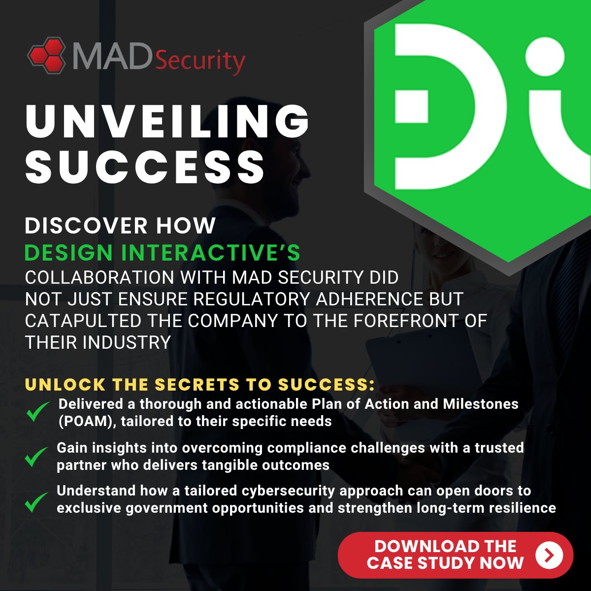 Unveiling Success: Design Interactive and MAD Security’s Partnership  

Download our exclusive case study NOW: hubs.ly/Q03v0ykg0  

#MADSecurity #BusinessGrowth #DesignInteractive #DownloadNow #UnlockSuccess