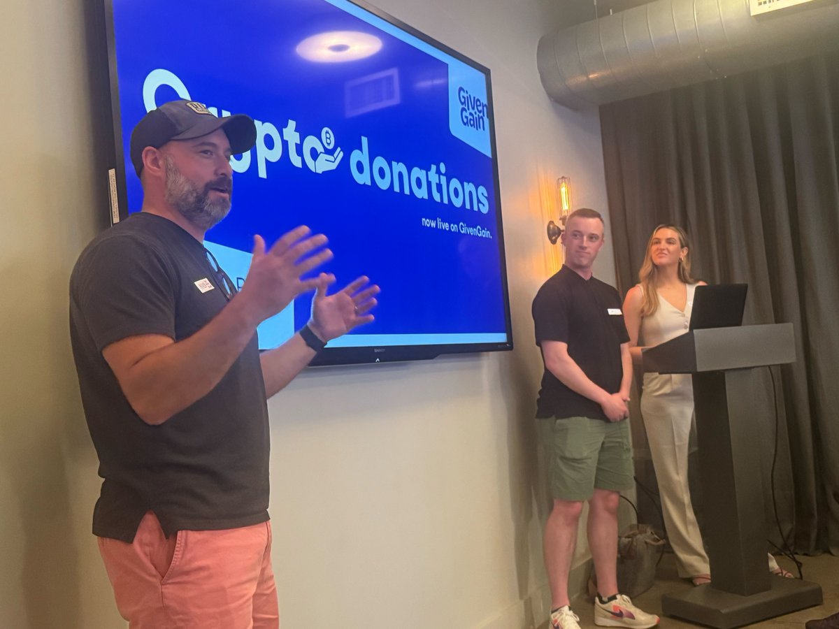 The Giving Block (@thegivingblock) on Twitter photo 💥 Huge thanks to everyone who joined us at the NYC Social with <a href="/GivenGain/">GivenGain Foundation</a>!
It was a night of big ideas, great conversations, and a room full of people shaping the future of giving — plus an inside look at our new integration making crypto giving even easier. ❤️ 💥 Huge thanks to everyone who joined us at the NYC Social with <a href="/GivenGain/">GivenGain Foundation</a>!
It was a night of big ideas, great conversations, and a room full of people shaping the future of giving — plus an inside look at our new integration making crypto giving even easier. ❤️
