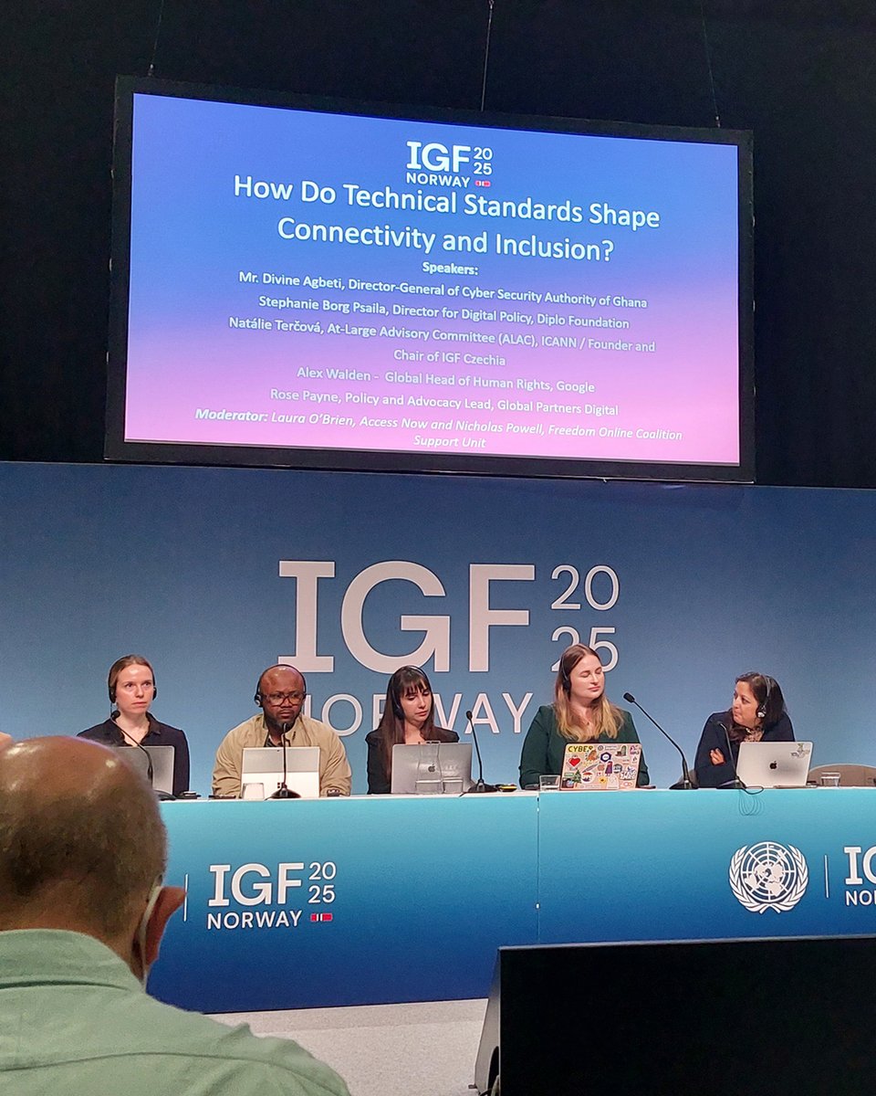 DiplomacyEdu's tweet image. ‘Tech standards shape who connects, and who’s left out.’ At IGF 2025, Stephanie Borg Psaila, Director of Digital Policy at Diplo, urged reforms across #ICANN, #IETF and #ITU to break down barriers to civil society participation.

Read the full coverage at ⬇️