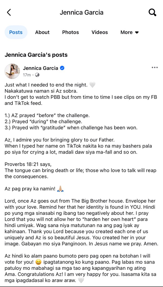 holyygaill's tweet photo. this is so adorbs, the jennica garcia praising aza! 🥹🫶🏻 https://t.co/6Ef51ZRfud