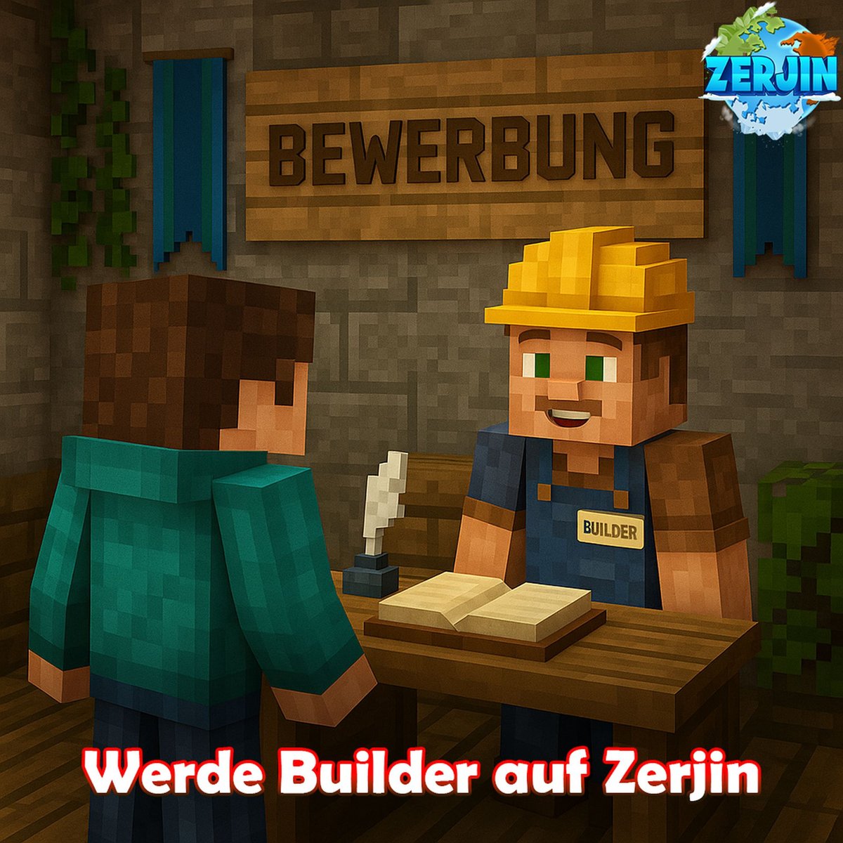 ZerjinMC's tweet image. 🔨 Du baust gern beeindruckende Welten?
Dann werde Builder (m/w/d) bei Zerjin!
Alle Informationen im Discord: discord.gg/NdC7Ey5KZK

📩 Bewirb dich über unser Discord-Ticket-System!
#MinecraftBuilder #Zerjin #JetztBewerben