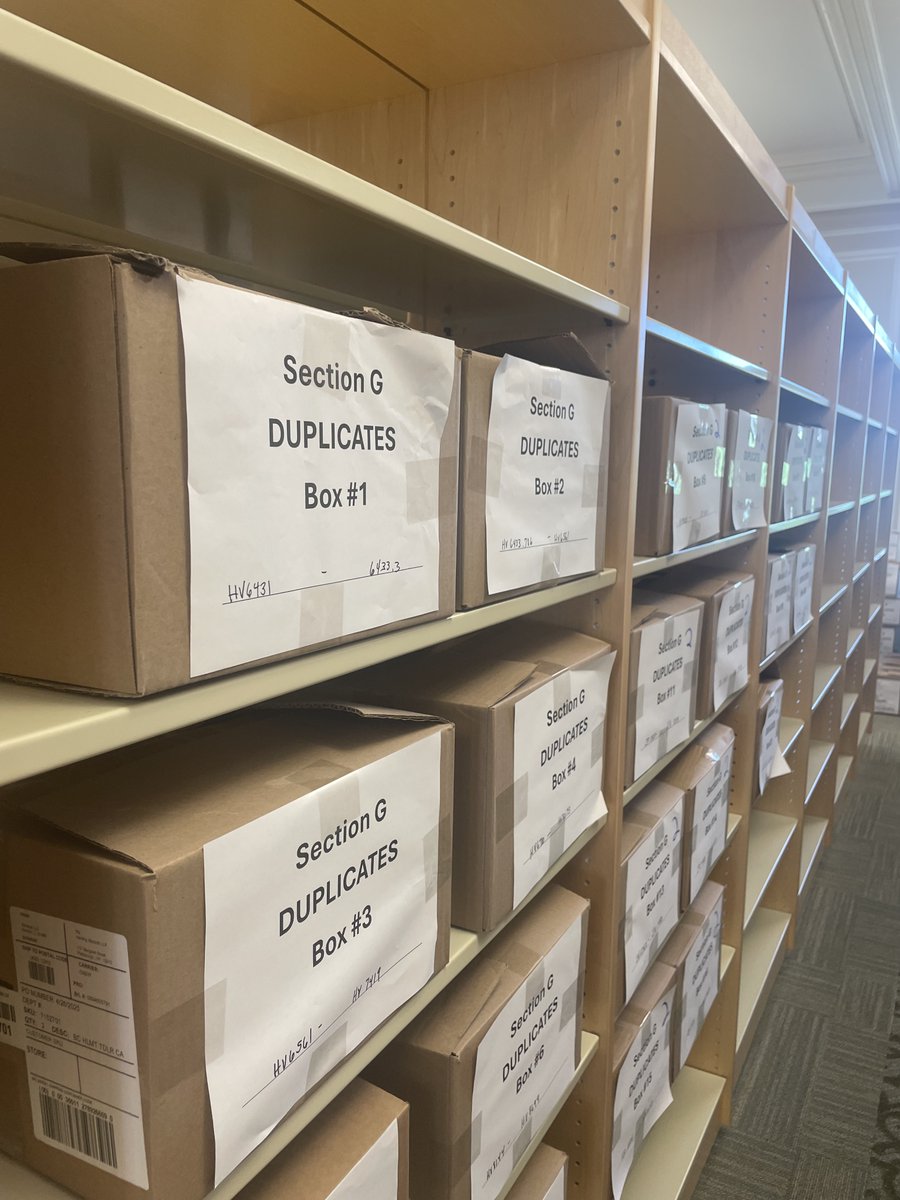 📦 Packing Party #2 is complete! Today we finished packing up our library books for the move to SUNY Plattsburgh’s Feinberg Library—where our students will have access at our new location!