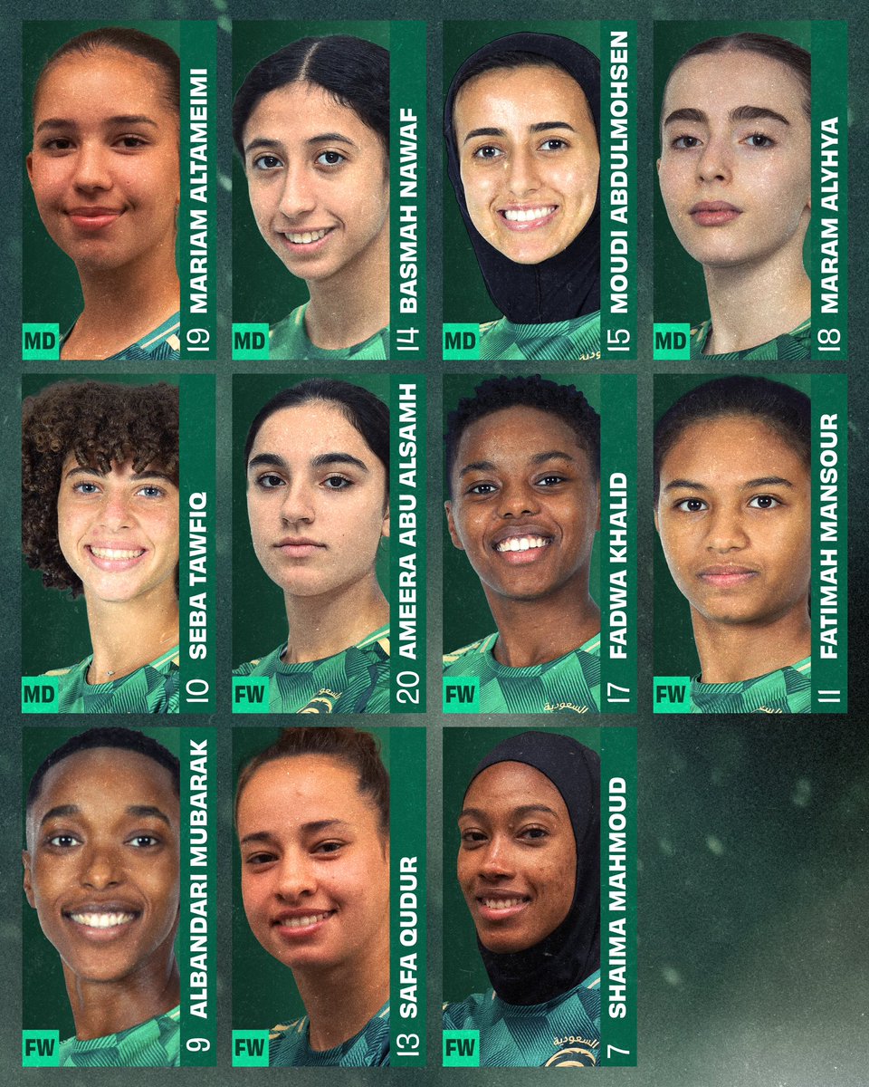 من كــمبوديـا 🇰🇭
تنطلق تصفيات كأس آسيا للسيدات 💪🏼

إليكم قائمة منتخبنا النهائية 🇸🇦🔽

🔗 saff.sa/W0sgB

#أخضر_السيدات | #كأس_آسيا_للسيدات 2026