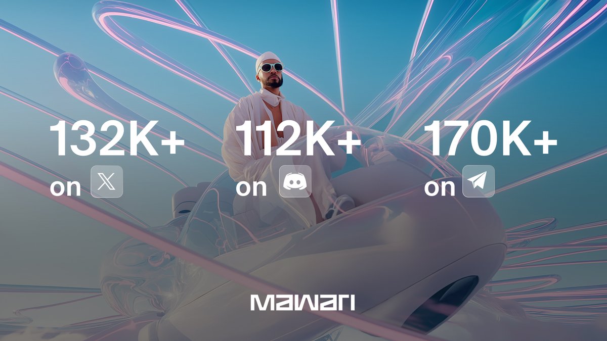 Mawari's community is rapidly scaling across all platforms.

The decentralized immersion era is now unstoppable.