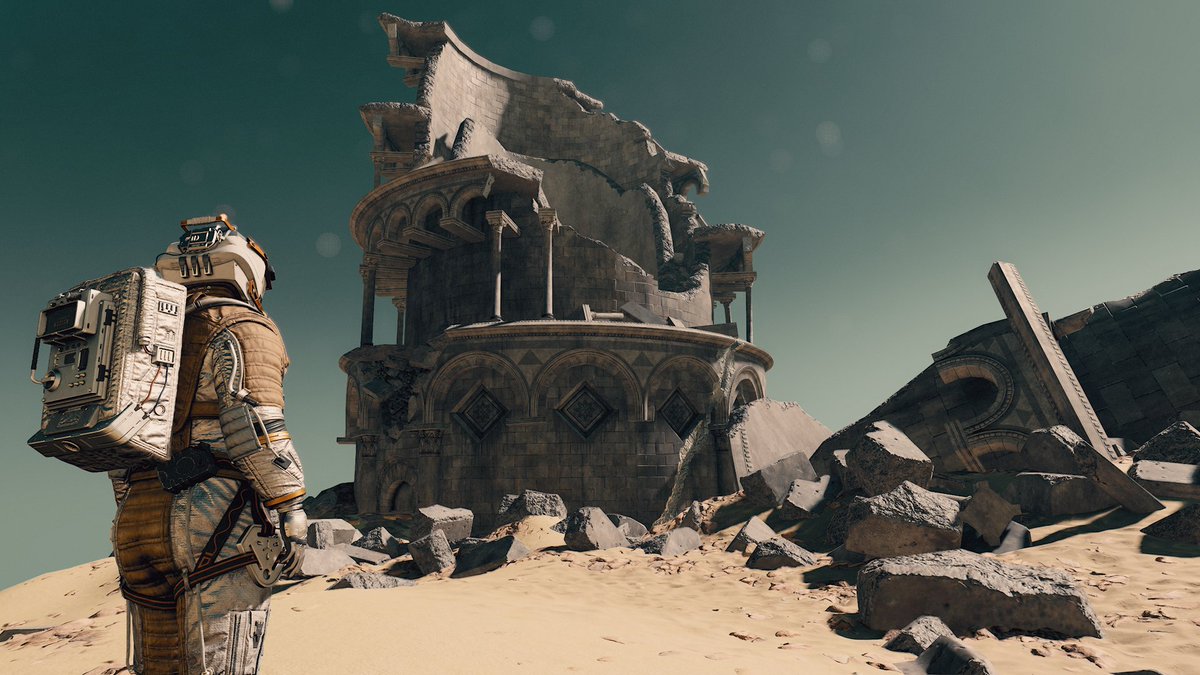 Voir tous ces screens de vides de #DeathStranding2 dans ma TL ça me donne envie de retourner sur #Starfield j'ai jamais pris autant plaisir a marcher dans un jeu il a ce côté solitude,désolation,mystère que je retrouve nul part ailleurs.