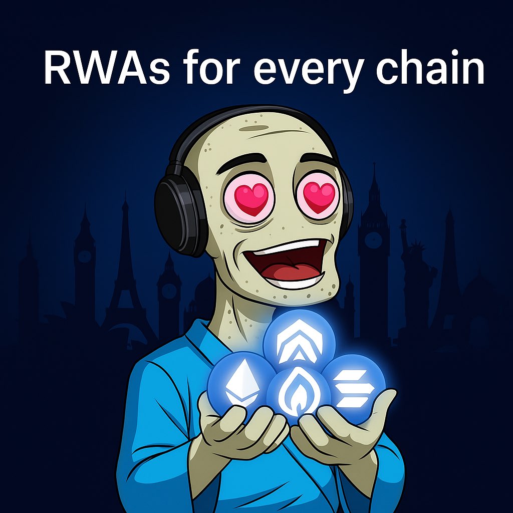 real world assets for every chain powered by <a href="/Novastro_xyz/">Novastro | RWAfi</a>  its building the rails that make tokenization real

why <a href="/ethereum/">Ethereum</a> for issuance? 

✅legal anchoring
✅standardized tokens
✅institutional grade infra

why <a href="/arbitrum/">Arbitrum</a> <a href="/SuiNetwork/">Sui</a> and <a href="/solana/">Solana</a> for execution? 

✅speed