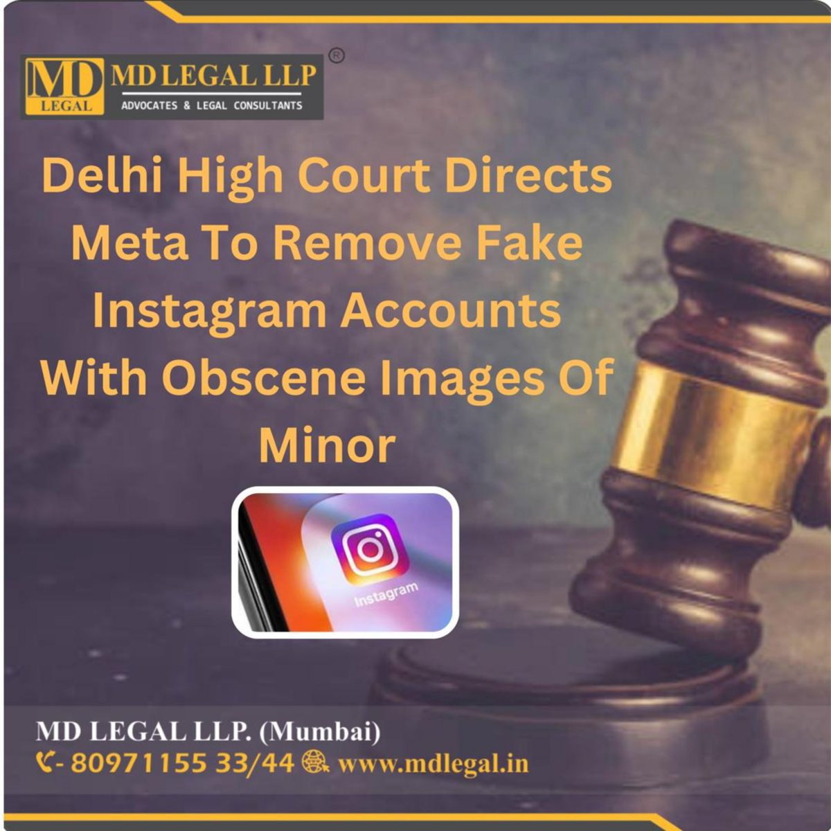 mdlegalllp's tweet image. Minor Victim Through Neetu Chadha v. Meta Platforms Inc – Delhi High Court
Delhi High Court
 #DelhiHighCourt #MinorProtection #ITRules2021 #OnlineSafety #Meta #DigitalRights #ChildSafety #intermediaryLiability #LegalUpdate #mdlegal