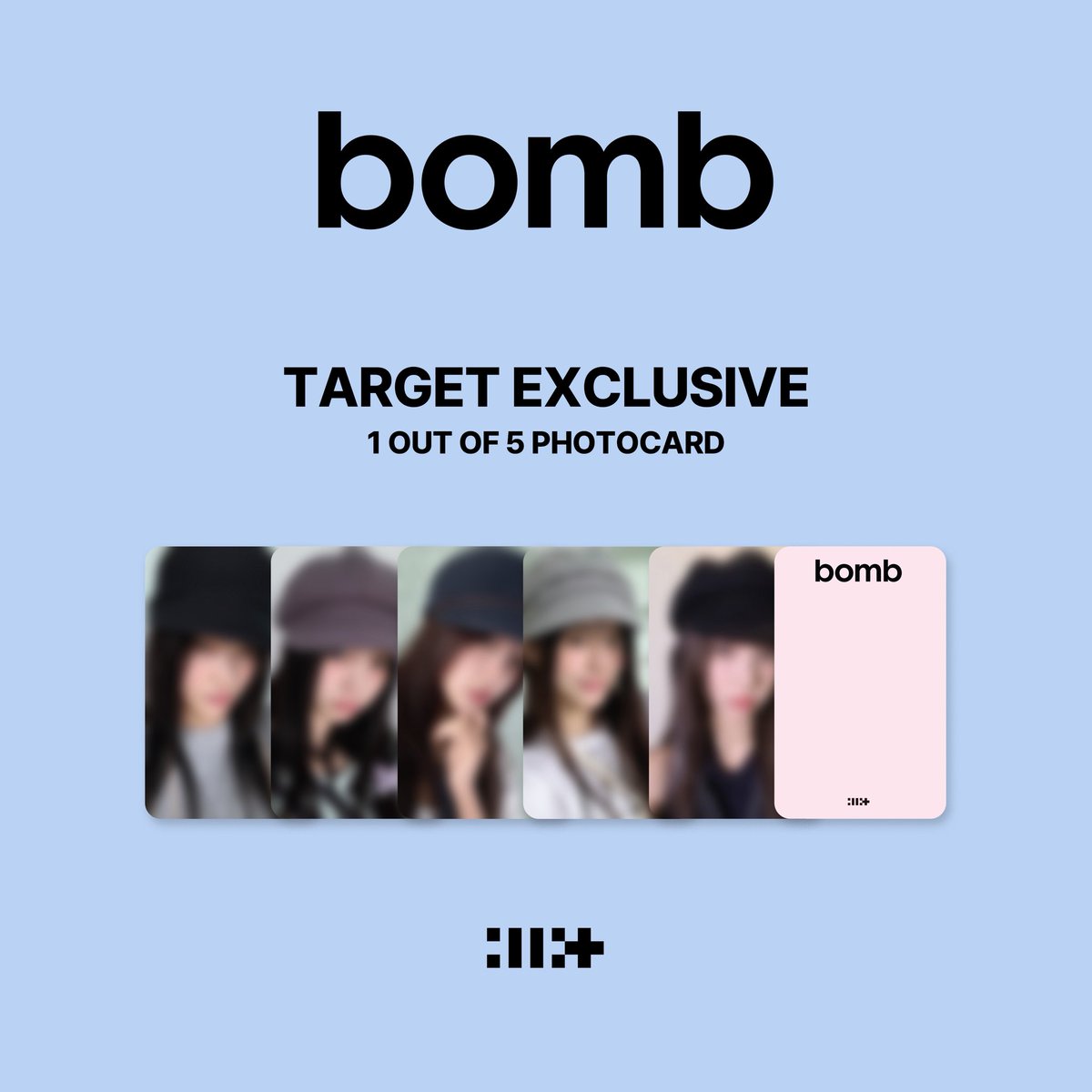 🩵ILLIT 3rd Mini Album 'BOMB' target exclusive photocard pre order
