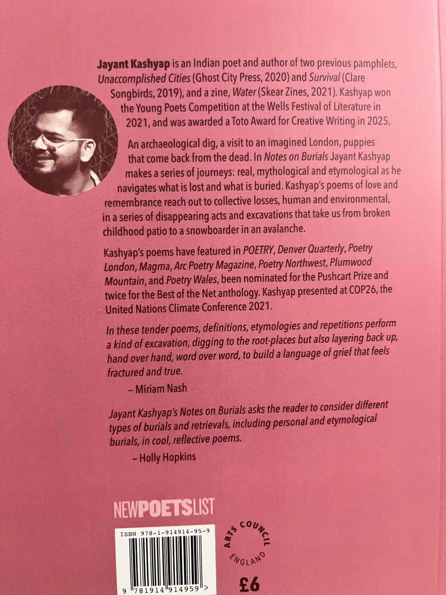 Jayant Kashyap: NOTES ON BURIALS out now! tweet media