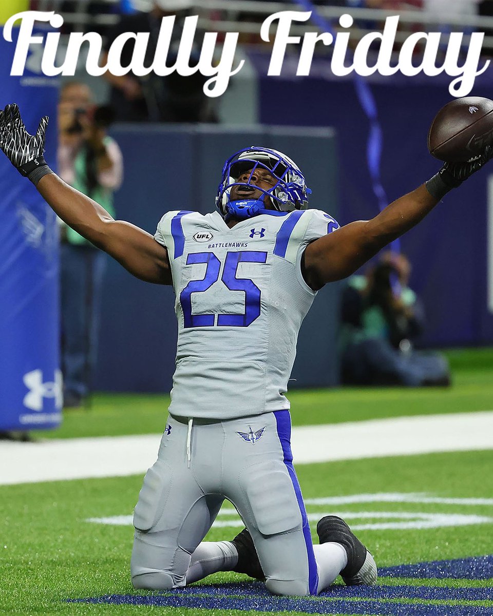 happy friday, battlehawks nation 😎