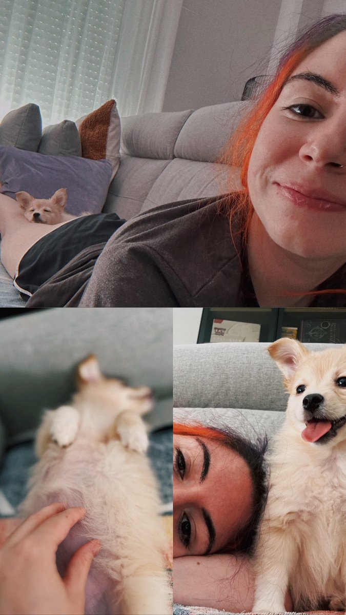 aquí pasándolo bien un viernes tarde ❤️