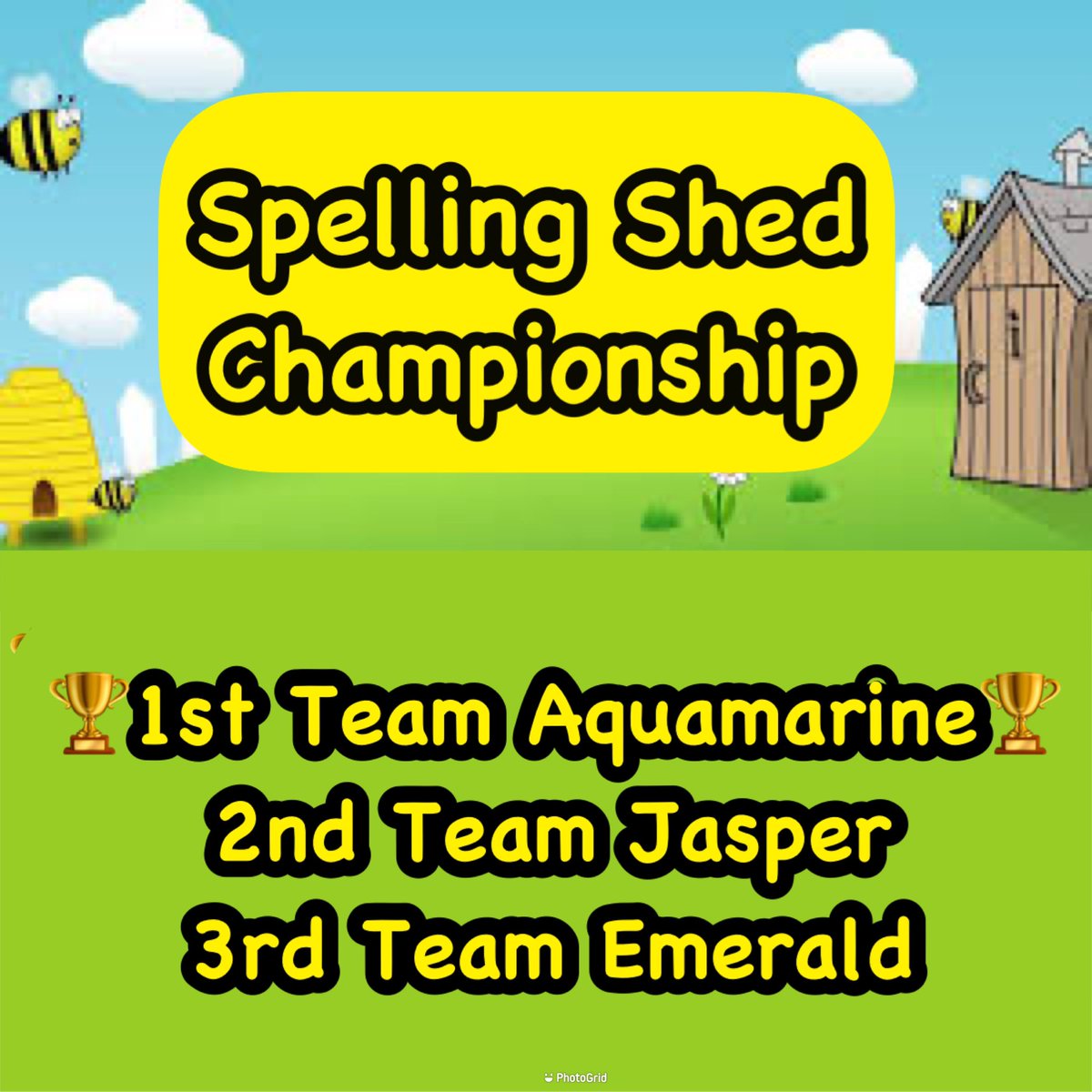 Miss Cope (@misscope6c) on Twitter photo Congratulations to Team Aquamarine for winning the Spelling Shed Championship this week 👏🏼 <a href="/TeamManorGreen/">Manor Green Primary #ReadyRespectfulSafe</a> <a href="/SpellingShed/">Spelling Shed 🐝🌈</a> <a href="/MissBorrellMG/">Miss Borrell</a> Congratulations to Team Aquamarine for winning the Spelling Shed Championship this week 👏🏼 <a href="/TeamManorGreen/">Manor Green Primary #ReadyRespectfulSafe</a> <a href="/SpellingShed/">Spelling Shed 🐝🌈</a> <a href="/MissBorrellMG/">Miss Borrell</a>