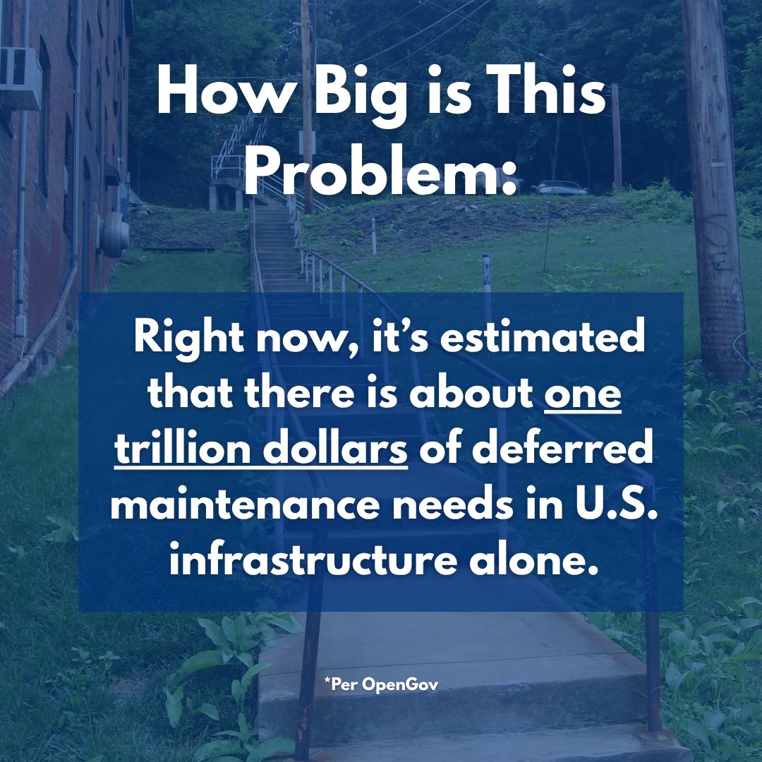 Pittsburgh's tweet image. THE REAL COST OF DEFERRED MAINTENANCE: A Commission on Infrastructure Asset Reporting and Investment Campaign