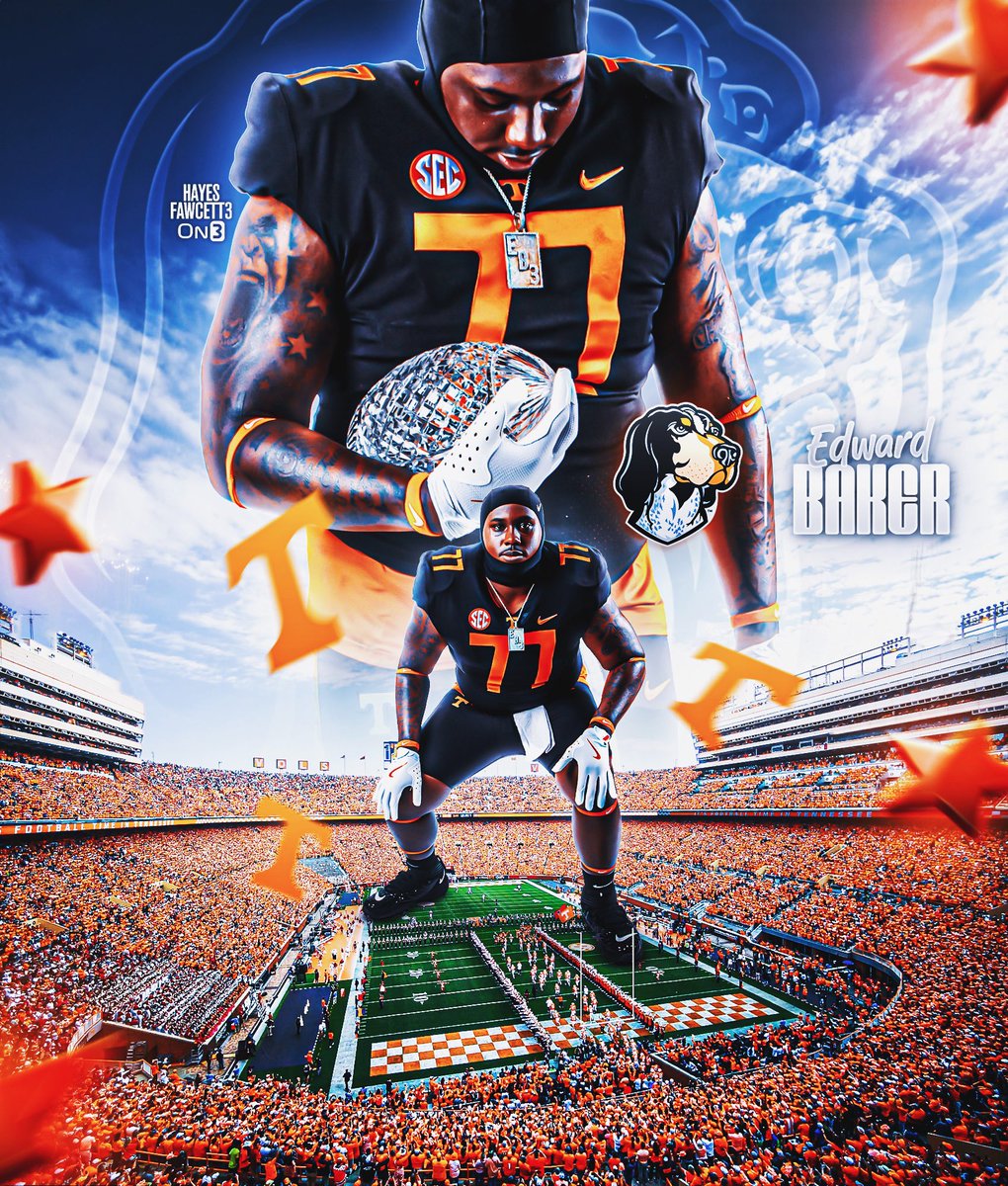 BREAKING: Class of 2026 IOL Edward Baker has Committed to Tennessee, he tells me for @on3recruits

The 6’4 315 IOL from Baltimore, MD chose the Vols over Ole Miss &amp; Arkansas 

“Baltimore to Knoxville, it’s time.”

on3.com/rivals/edward-…