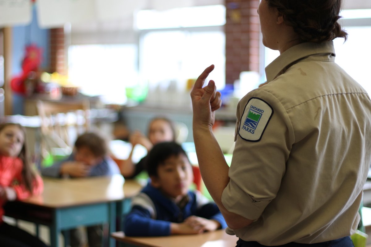 We'd like to give a huge thank you to the amazing educators who brought Ontario Parks' Discovery Programs to 53,000+ students this year! 💙💚

With 2,100+ hands-on programs and 18,000 reached via Zoom, we had one unforgettable year of learning. 

See you in the fall! 🍂

#EdChat