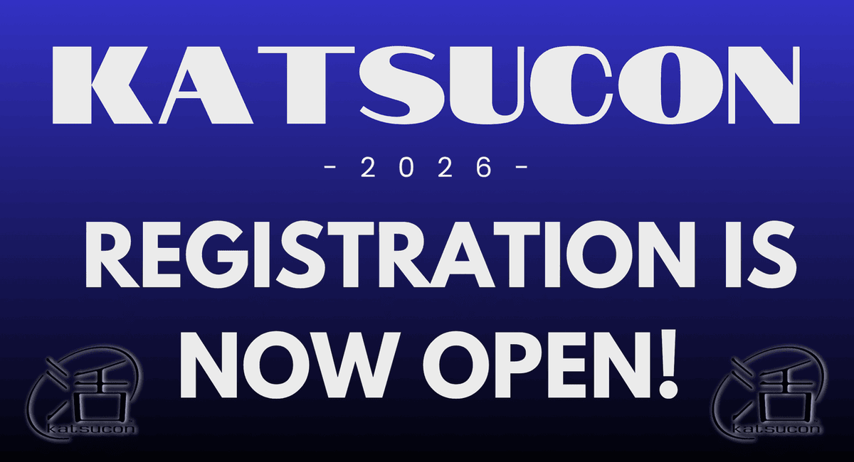 We're back and ready for action! 
Get ready for the best weekend of the year,  February 13th – 15th! 
Registration is now open:
katsucon.org/katsucon-2026-…