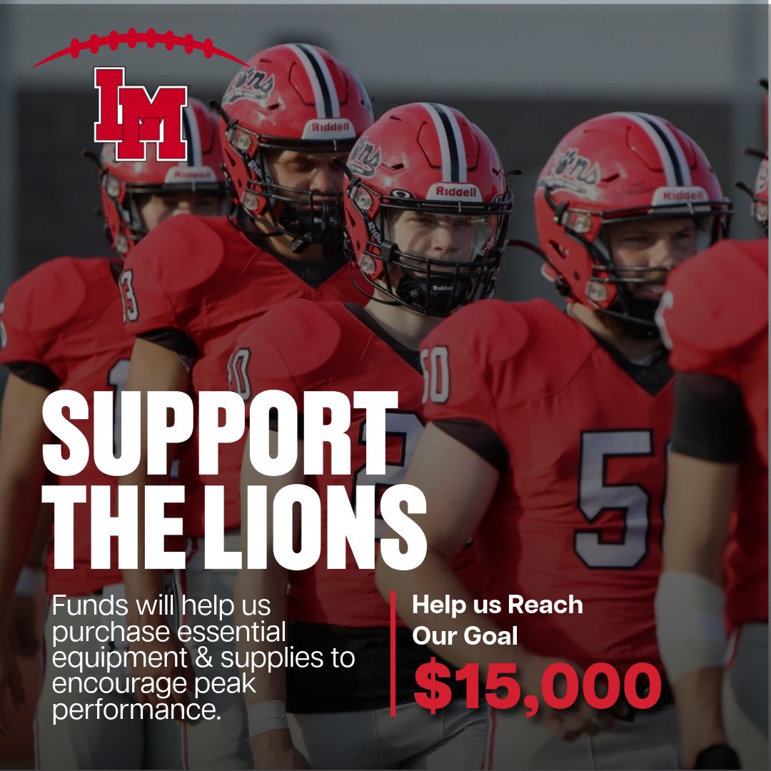 TheLMFootball's tweet image. 🏈 Support Linn-Mar Football! We're raising funds to purchase essential equipment & supplies that give these athletes the tools they need to succeed.
👉 Donate here: ow.ly/1oaZ50WfHLM
#GoLions #LinnMarPride #SupportHighSchoolSports #FridayNightLights
