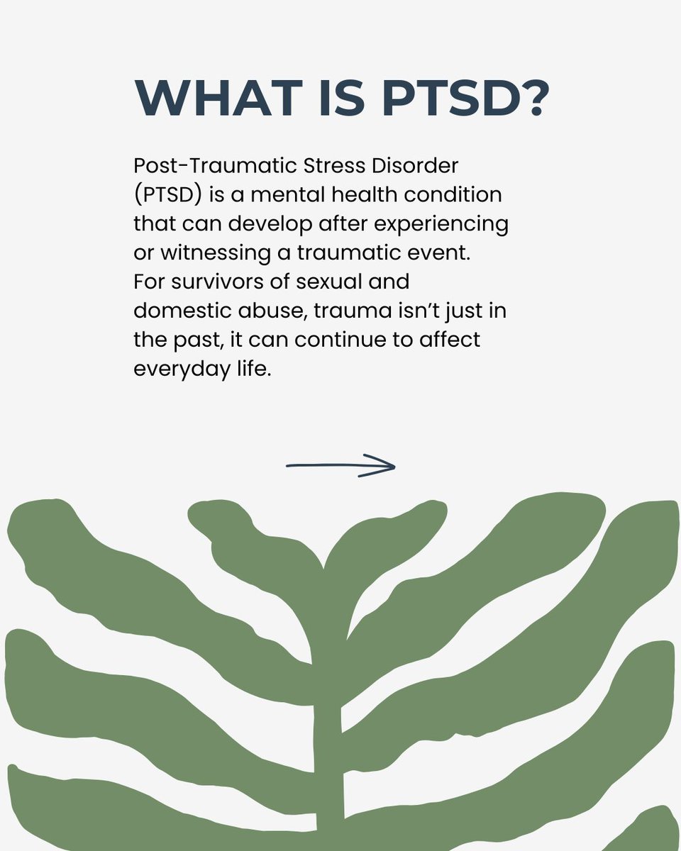 Rothacs38's tweet image. It's PTSD Awareness Day! PTSD is a common, natural response to trauma- including sexual and domestic abuse. For survivors, the impact of trauma can linger long after the event is over. You aren't alone, and free support is available.