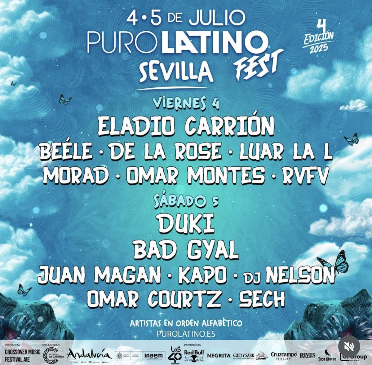 joaquinacedoo's tweet photo. ¡VENDO ENTRADA PURO LATINO SEVILLA!

Vendo entrada del puro latino Sevilla del dia 4 de julio viernes por muy buen precio✨🎟️. 

Si estás interesadx escribeme😊 https://t.co/0jkVMzISQy