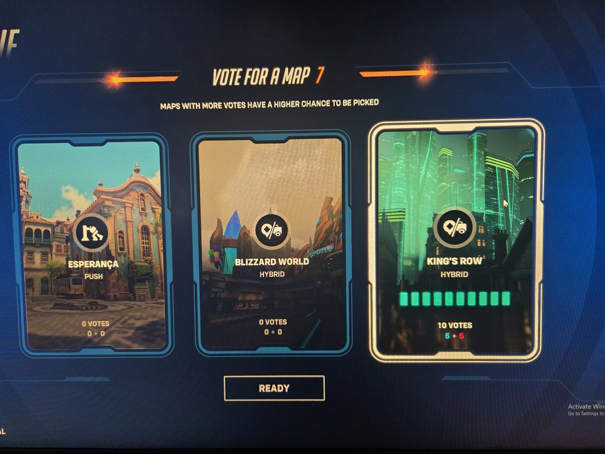 thecabbagecart's tweet image. When youre playing overwatch and king&apos;s row is a map you can vote for