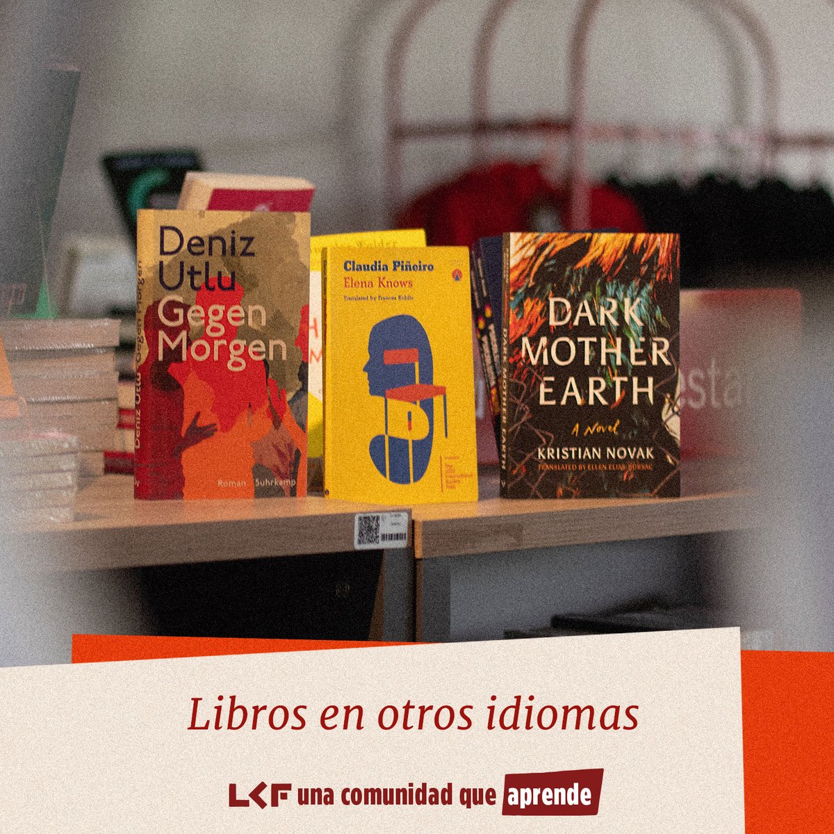 Este junio, explora nuestro catálogo de libros en otros idiomas con 25% de descuento.

Una oportunidad para leer, practicar y descubrir nuevas formas de pensar desde el idioma original.

📍 Periférico Norte 1695, Zapopan
📱libreriacarlosfuentes.mx 
#LCF #UnaComunidadQueAprende