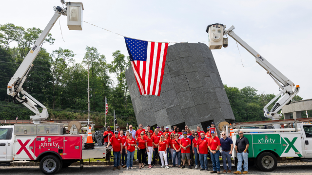 We had another touching ceremony this year as our Veterans Network team retired flags collected as part of Operation Old Glory, a unique initiative to replace worn flags throughout our communities. Be sure to watch the video! #IWorkForComcast comca.st/4lmxDK5