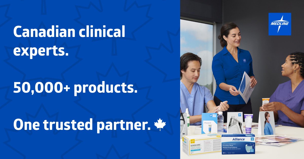 Medline Canada delivers over 50,000 quality products and leverages the expertise of dozens of Canadian market and clinical specialists who have local knowledge of every facet of health care. Serving healthcare across the country, we’re ready for Canada. #TogetherImprovingCare