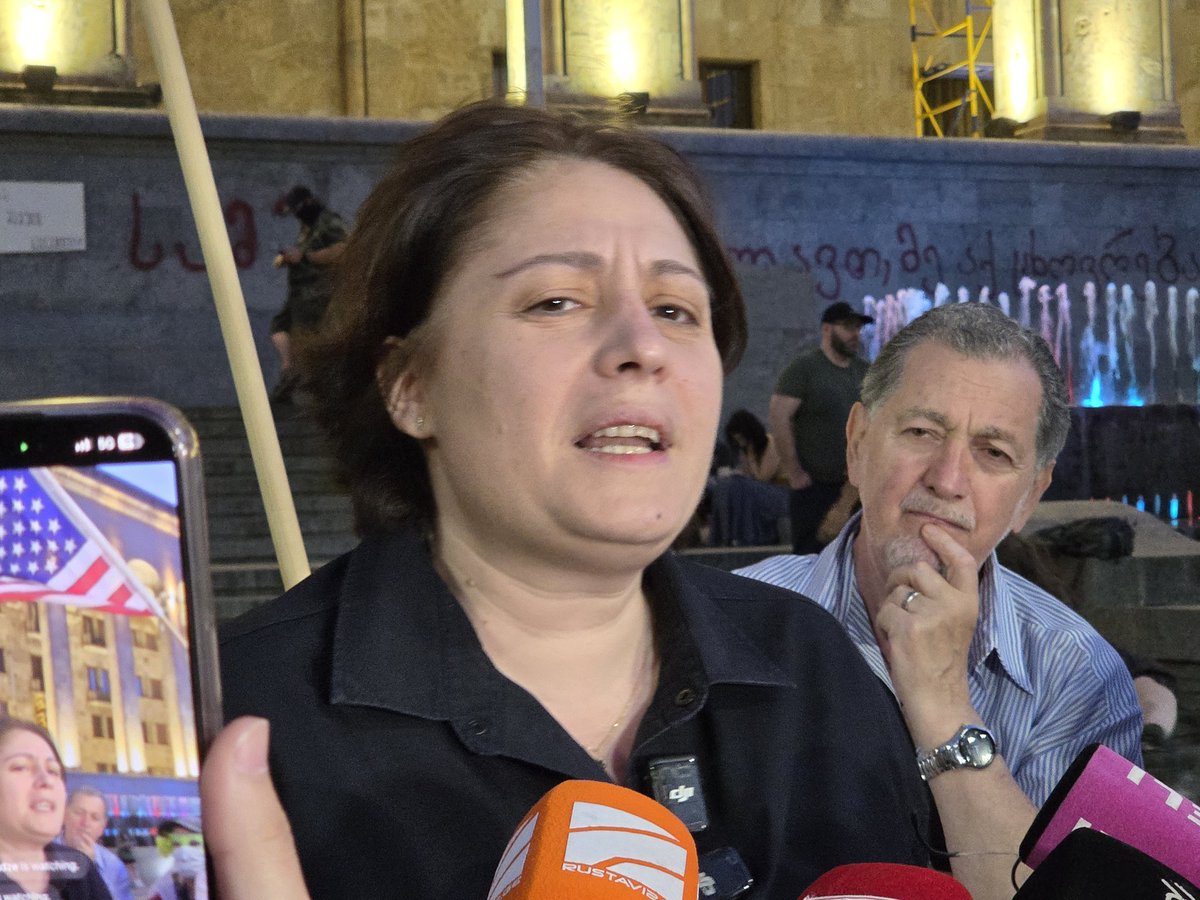 Mariam Nikuradze (@mari_nikuradze) on Twitter photo Droa leader <a href="/Helenkhosh/">Helen Khoshtaria</a> starts a hunger strike on Rustaveli today. She also said that revolution is the only way to get rid of this regime and she added that she is ready to sacrifice herself. Droa leader <a href="/Helenkhosh/">Helen Khoshtaria</a> starts a hunger strike on Rustaveli today. She also said that revolution is the only way to get rid of this regime and she added that she is ready to sacrifice herself.