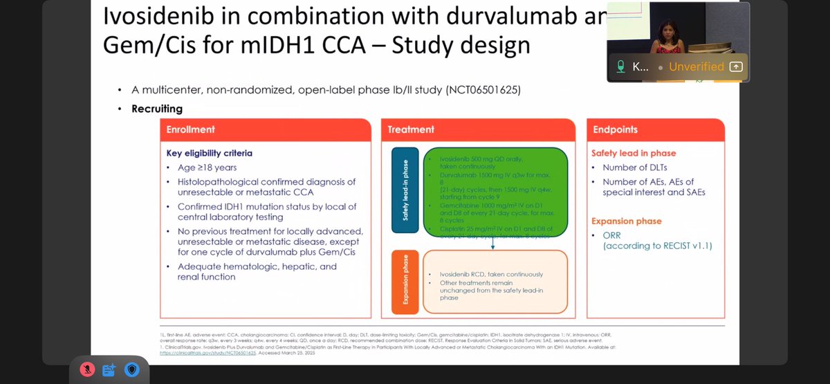 Thank you for the phenomenal session on biliary tract cancer! 💥 As Dr. Flavio perfectly said  Dr. Shroff is a true “bundle of joy” 🎉 Your sessions are always packed with knowledge and insight! 📚 <a href="/FlavioRochaMD/">Flavio G Rocha, MD, FACS, FSSO</a> <a href="/rachnatshroff/">Rachna Shroff, MD, MS, FASCO</a> <a href="/UAZCancer/">University of Arizona Cancer Center</a> <a href="/OHSUKnight/">OHSU Knight Cancer Institute</a> <a href="/curecc/">Cholangiocarcinoma Foundation</a> <a href="/melinda_bachini/">Melinda Bachini</a>