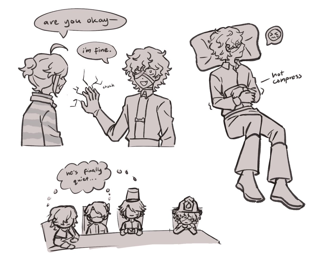 having the worst cramps ever so im passing them to florian brand 🧯