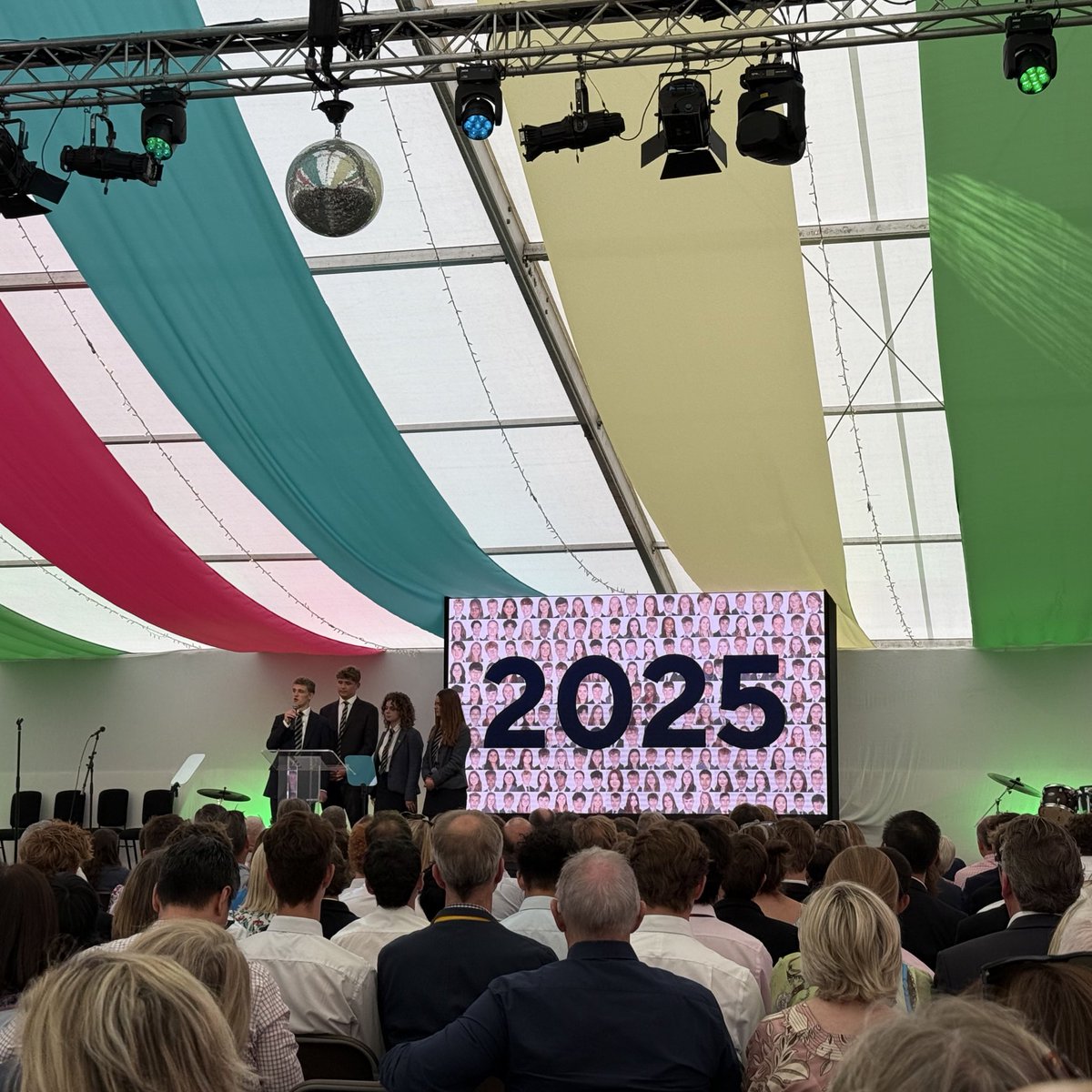 What a wonderful event. So great to celebrate all of the successes of the year. Here we see our Captain of School getting Speech Day underway