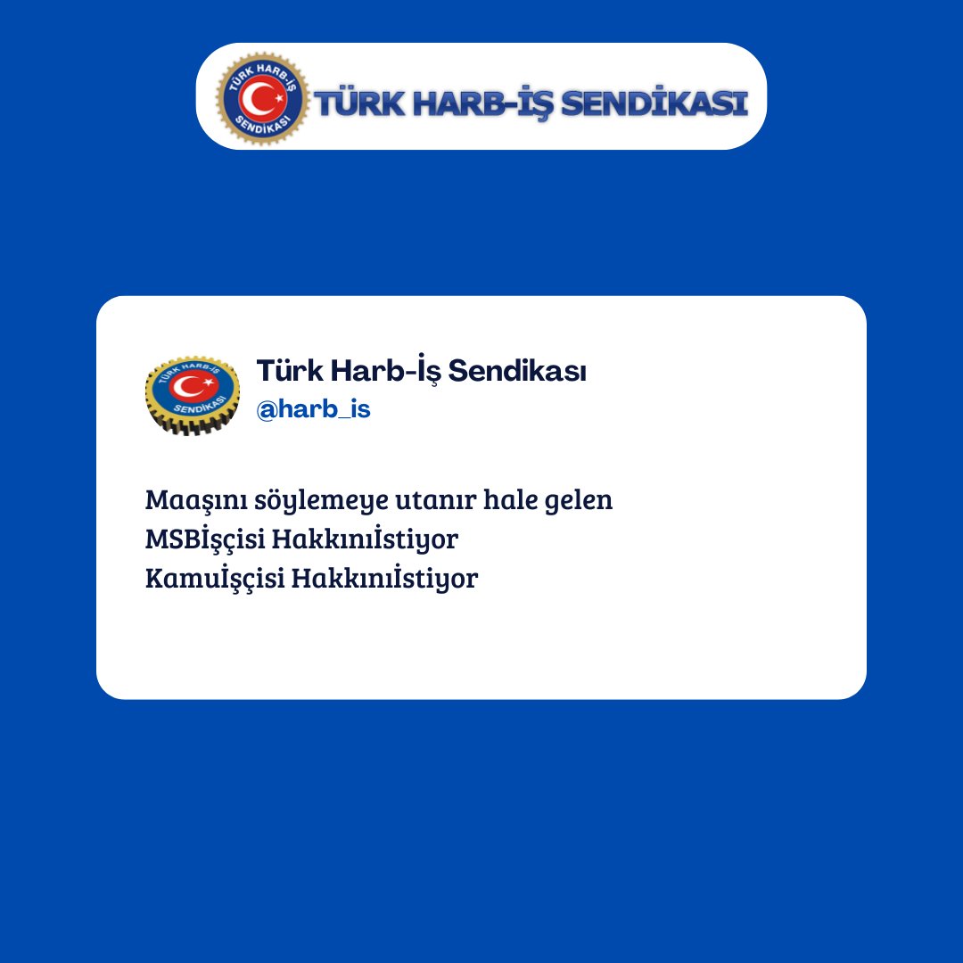 Maaşını söylemeye utanır hale gelen

MSBİşçisi Hakkınıİstiyor
Kamuİşçisi Hakkınıİstiyor